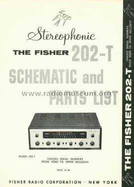 202-T Serial #10001-19999 Inclusive; Fisher Radio; New (ID = 1791720) Radio