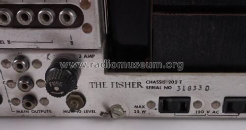 202-T Serial #30001-39999 inclusive; Fisher Radio; New (ID = 2937728) Radio