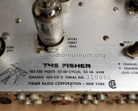 Regent 400-CX-2; Fisher Radio; New (ID = 2962731) Ampl/Mixer