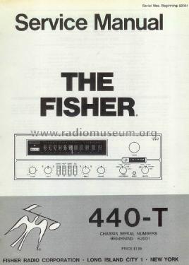 Transistor FM-MPX Receiver 440-T; Fisher Radio; New (ID = 1629000) Radio