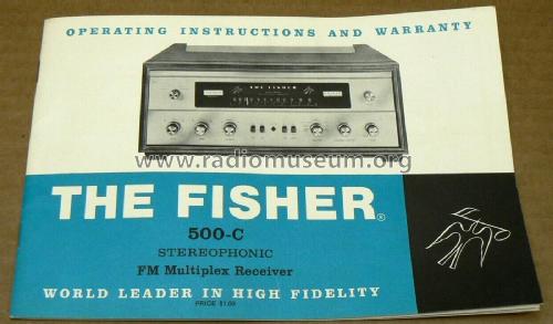 500-C; Fisher Radio; New (ID = 2820085) Radio