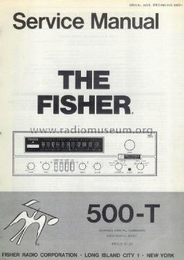 500-T ; Fisher Radio; New (ID = 1628994) Radio