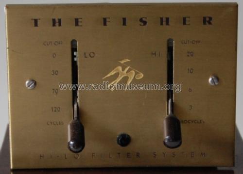 Hi-Lo Filter System 50-F; Fisher Radio; New (ID = 1061033) Ampl/Mixer