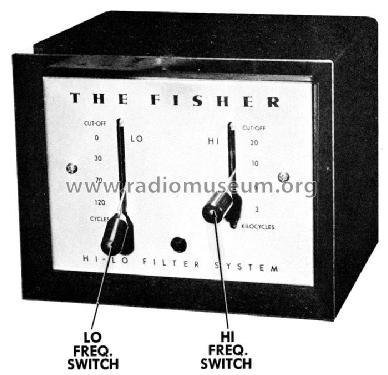 Hi-Lo Filter System 50-F; Fisher Radio; New (ID = 568257) Ampl/Mixer