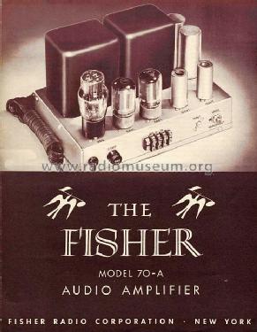 70-A ; Fisher Radio; New (ID = 579844) Ampl/Mixer