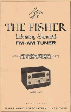 80-T ; Fisher Radio; New (ID = 1791202) Radio