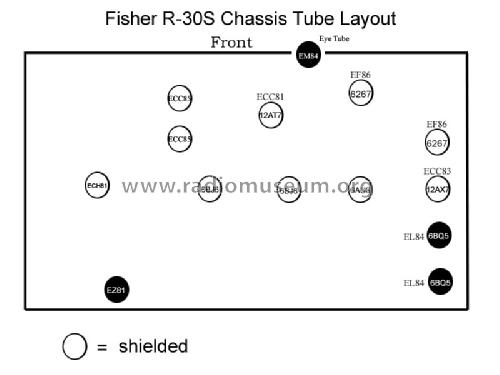 Contemporary II C-810 Ch= R-30S; Fisher Radio; New (ID = 1410350) Radio