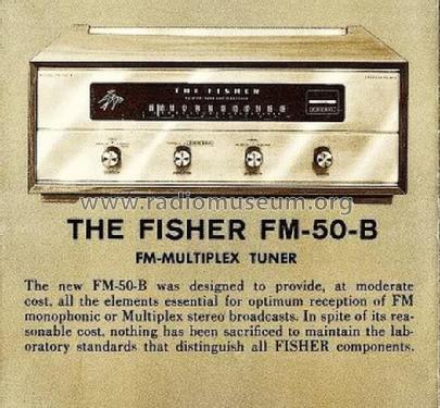 FM50B; Fisher Radio; New (ID = 1788160) Radio