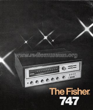 Four-Channel AM/FM Receiver 747 Radio Fisher Radio; New | Radiomuseum