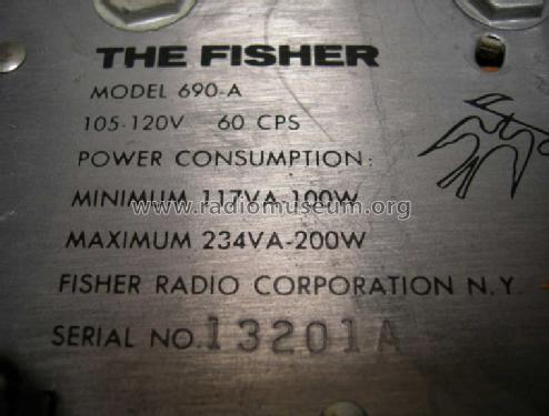 Futura V F-59-W 690A & 690T; Fisher Radio; New (ID = 973680) Radio