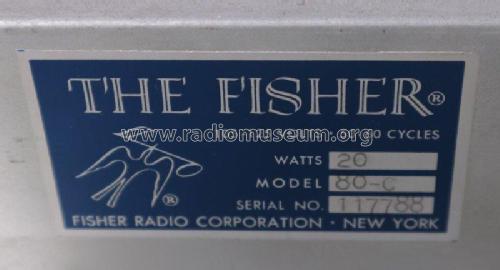 Master Audio Control 80-C; Fisher Radio; New (ID = 2821222) Ampl/Mixer