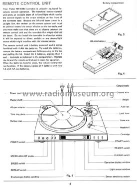 MT-6360; Fisher Radio; New (ID = 1630013) R-Player