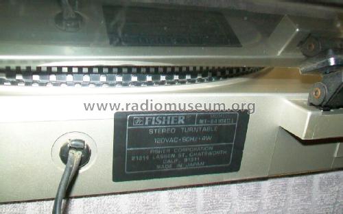 MT-6410; Fisher Radio; New (ID = 2972648) R-Player