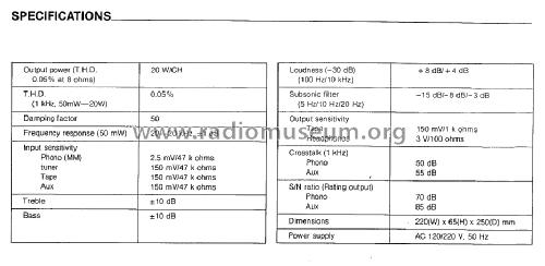 Premain Amplifier CA-M100; Fisher Radio; New (ID = 1607115) Ampl/Mixer