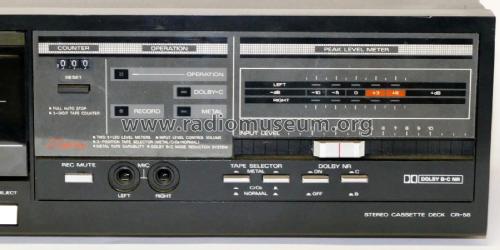 Stereo Cassette Deck CR-58; Fisher Radio; New (ID = 2012440) Enrég.-R