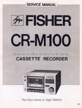 Stereo Cassette Deck CR-M100; Fisher Radio; New (ID = 1607036) R-Player