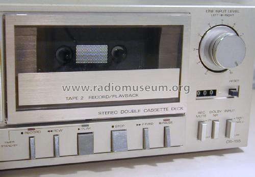 Stereo Double Cassette Deck CR-155; Fisher Radio; New (ID = 2292134) Enrég.-R