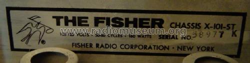 Stereo Master Control Amplifier X-101 X101ST; Fisher Radio; New (ID = 436011) Ampl/Mixer