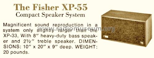 fisher xp55b