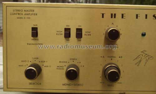 Stereo Master Control Amplifier X-100; Fisher Radio; New (ID = 449015) Ampl/Mixer