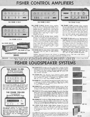 Control Amplifier X-202C; Fisher Radio; New (ID = 993017) Ampl/Mixer