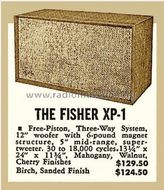 1 (Single) The Fisher Vintage XP-44B Speaker, US Made, Nice Condition