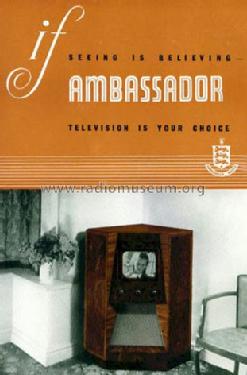 Ambassador TV1; Ambassador brand, R. (ID = 744801) Televisore