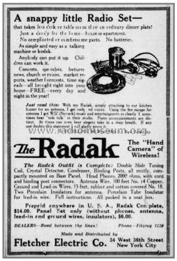 Radak Wireless Set ; Fletcher Electric (ID = 2744181) Crystal