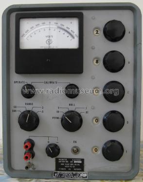 Differential DC Voltmeter 801B; Fluke, John, Mfg. Co (ID = 3057858) Equipment