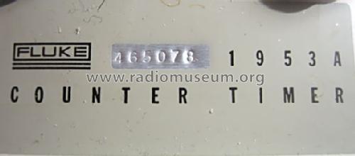 Frequency Counter 1953 A; Fluke, John, Mfg. Co (ID = 1368101) Ausrüstung