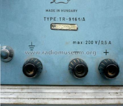 D.C. Transistor Power Supply TR-9161A; Fok-Gyem Szövetkezet (ID = 1427867) Aliment.