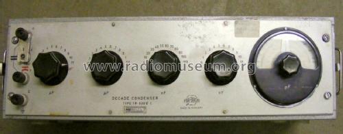 Decade Condenser TR-9301/C; Fok-Gyem Szövetkezet (ID = 2058885) Equipment