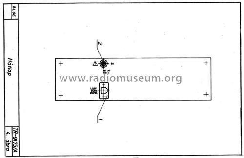 Multiple DC Power Supply TR-9175A; Fok-Gyem Szövetkezet (ID = 801806) Power-S