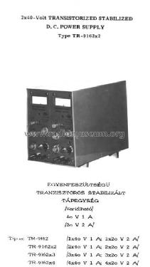 Stab. Power Supply TR-9162×2; Fok-Gyem Szövetkezet (ID = 801529) Fuente-Al