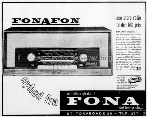 Fonafon Moderne ; Fona Radio, Fonafon; (ID = 2987475) Radio