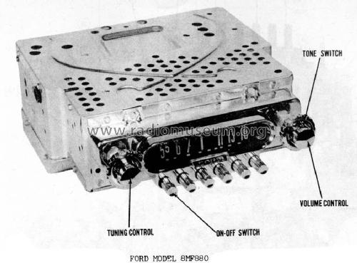 8MF880 Ch= 8A 18805B; Ford Motor Co. (ID = 994825) Car Radio