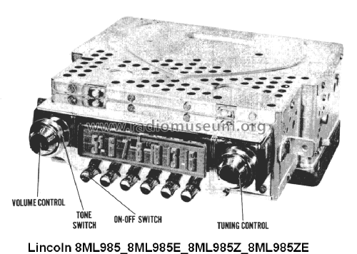 8ML985Z ; Ford Motor Co. (ID = 1552065) Car Radio