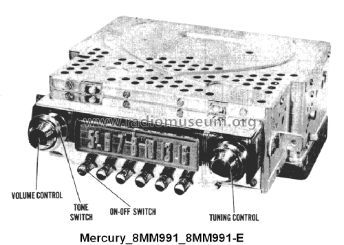 8MM991 ; Ford Motor Co. (ID = 1552067) Autoradio