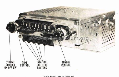 1MF Ch= 1A-18805-A2; Ford Motor Co. (ID = 2908615) Autoradio