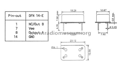 Clock Oscillator DFN 14-EP; Fordahl SA; Bienne (ID = 3093597) Radio part