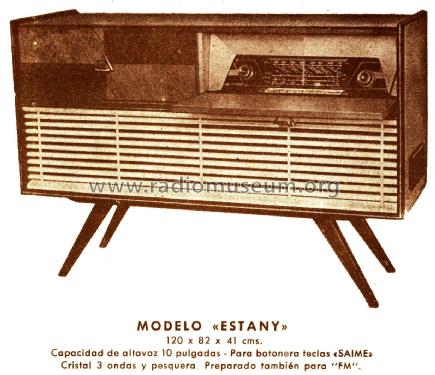 Mueble para radio AM-FM Estany; Fortuny, (ID = 2316534) Cabinet