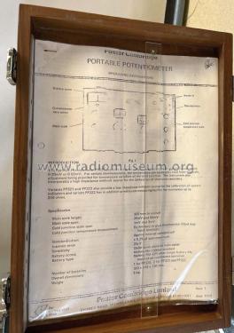 Portable Potentiometer PP322; Foster Instrument Co (ID = 3028131) Equipment