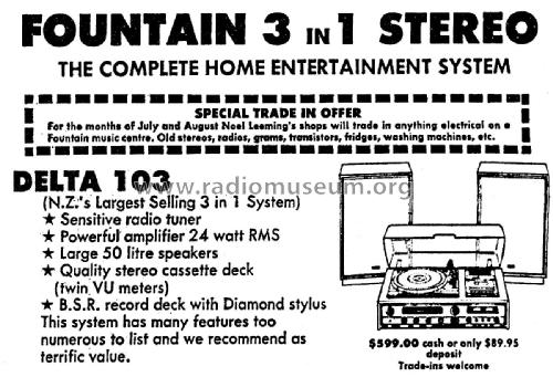 Delta 103 12+12 ; Fountain Electronic (ID = 3077134) Radio