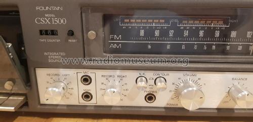 Integrated Stereo Source CSX 1500; Fountain Electronic (ID = 3077663) Radio