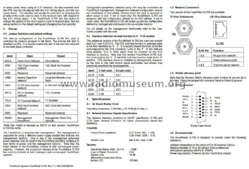 MicroMux 2Mbit/s G.703; Fourthtrack Systems; (ID = 2808794) Telephony