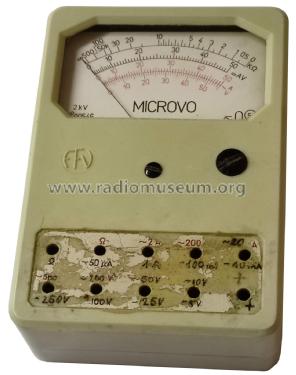 Microvo / V/A/Ω Meter ; Fövárosi (ID = 3065012) Equipment