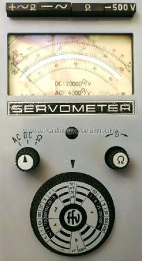 Servometer I Multimeter VAOhm Meter; Fövárosi (ID = 1261126) Ausrüstung