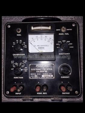 Electronic Consotrol Calibrator 8121; Foxboro Company, The (ID = 2947438) Equipment