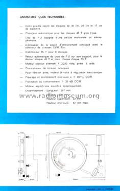 Platine manuelle M490; France Platines, (ID = 2088676) R-Player