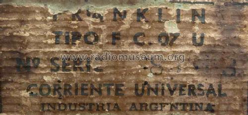 FC07U; Franklin, Buenos (ID = 826801) Radio